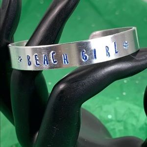 ⭐️🌸Adorned Crown stamped cuff beach girl bracelet